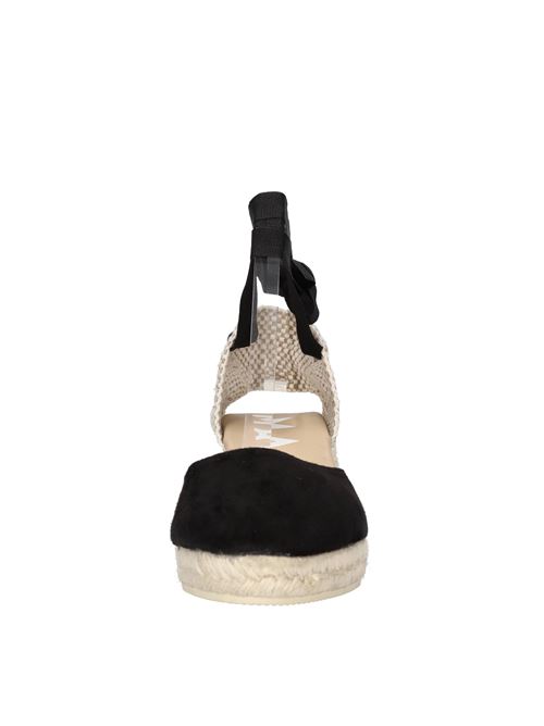 Raffia and suede wedges MANEBI' | K 1.0 WLNERO